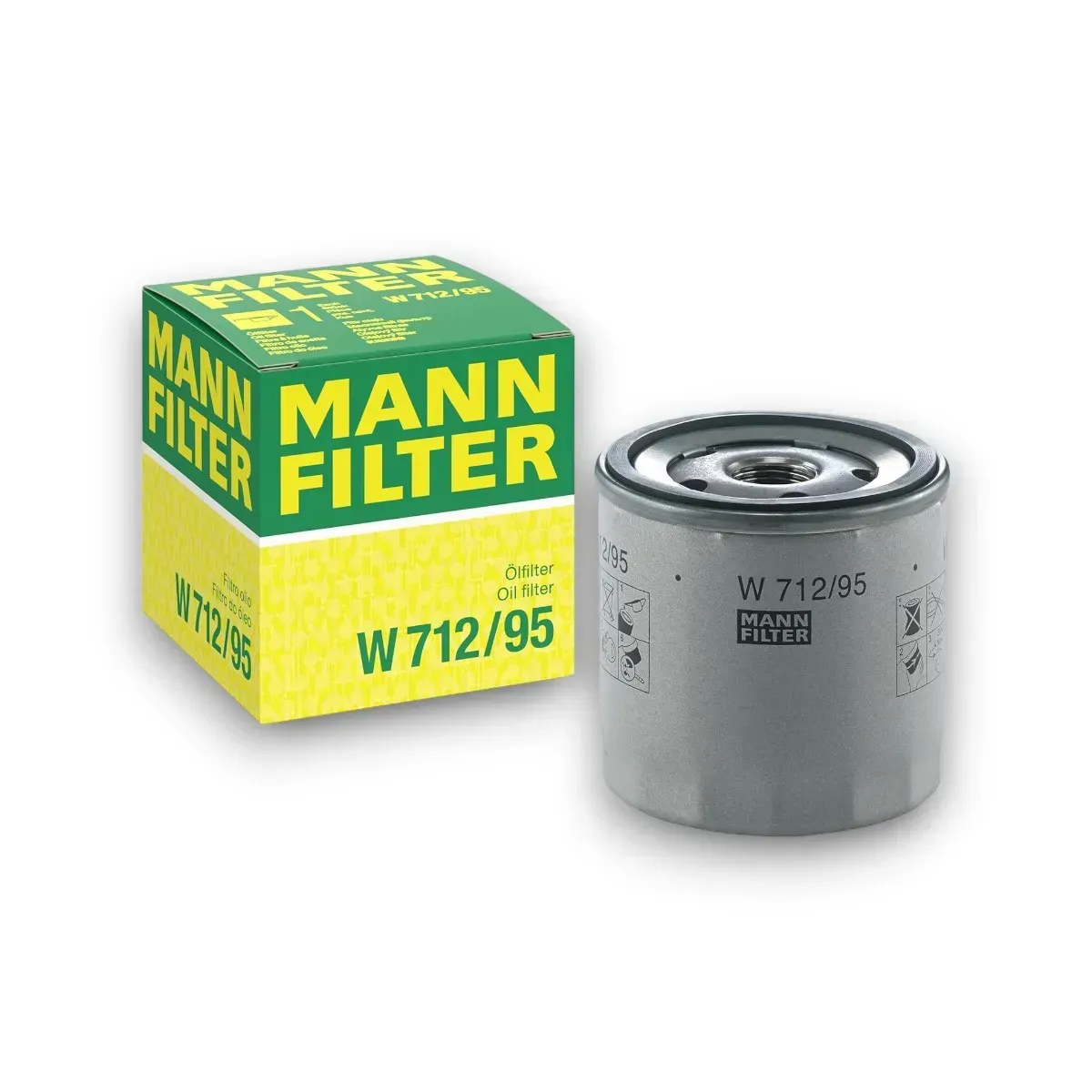 W712/95 Audı A3 Hatchback 1.4 TFSI Yağ Filtresi 2012 ve sonrası (CXSB ,CZCA)